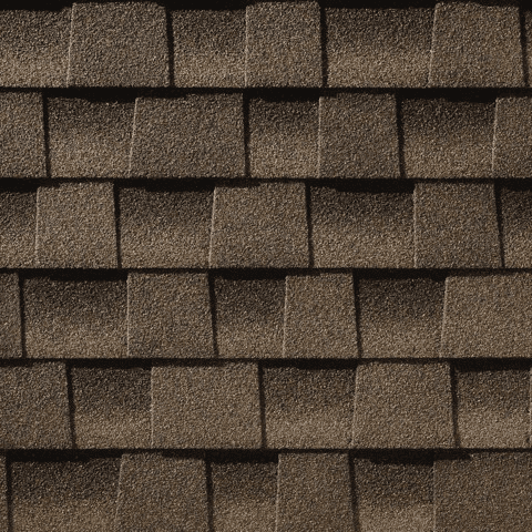 GAF Timberline HDZ shingles in Barkwood