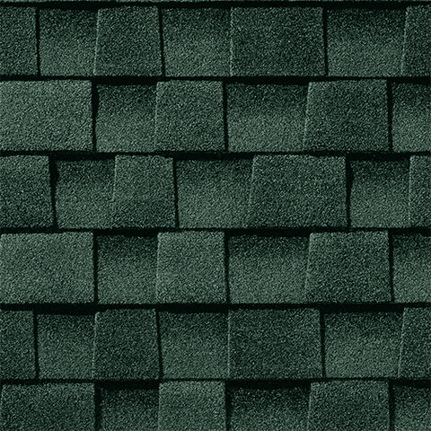 GAF Timberline HDZ shingles in Hunter Green