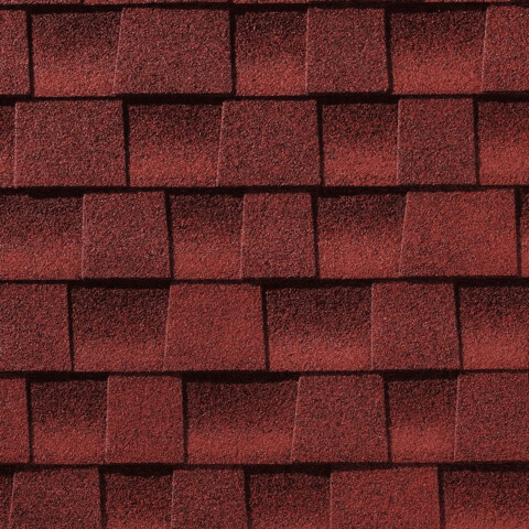 GAF Timberline HDZ shingles in Patriot Red