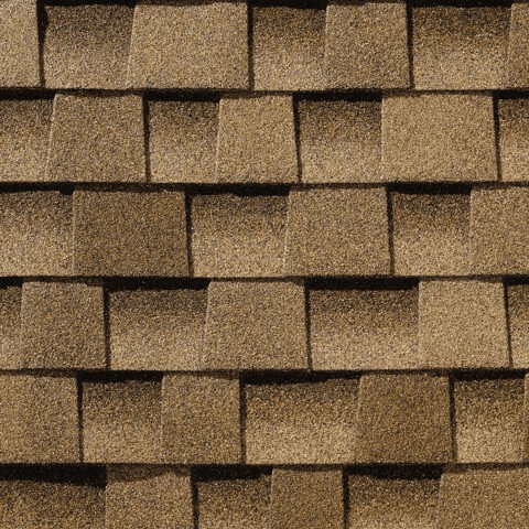 GAF Timberline HDZ shingles in Shakewood